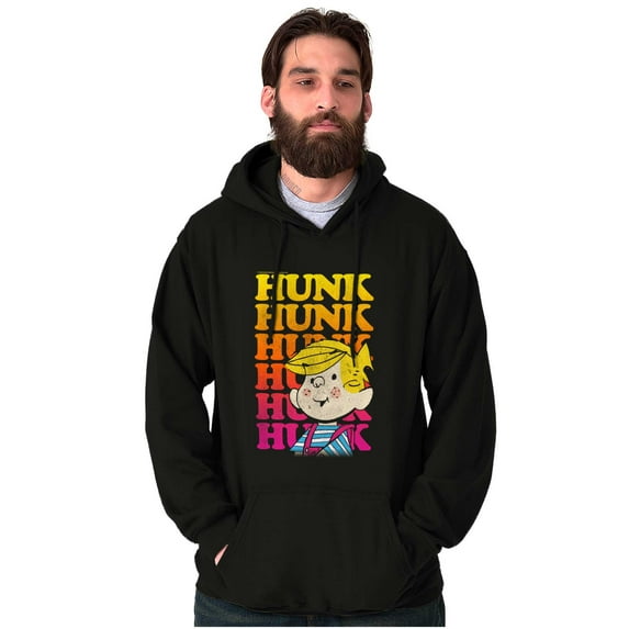 Retro Dennis The Menace Hunk Gradient Men Big & Tall Graphic Hoodie Brisco Brands 4X