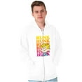 thumbnail image 1 of Retro Dennis The Menace Hunk Gradient Men Big & Tall Zip Hoodie Brisco Brands 4X, 1 of 5