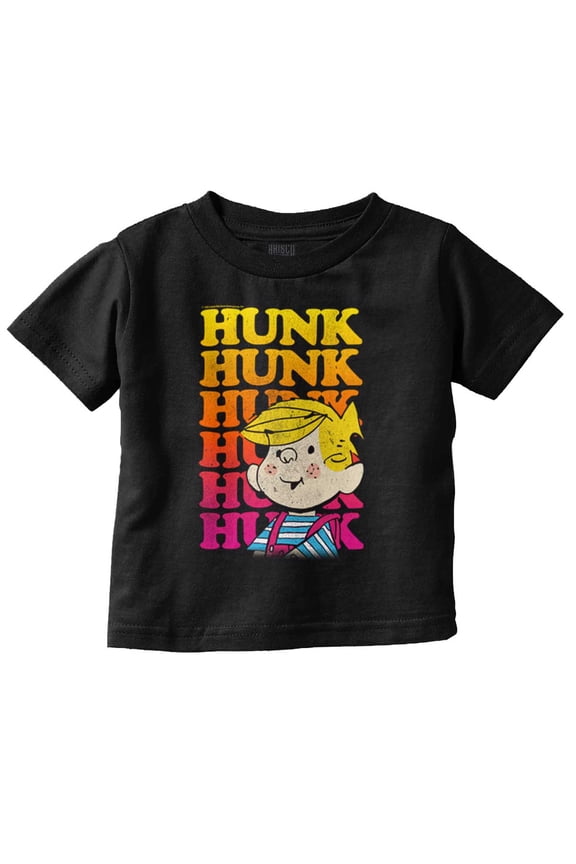 Retro Dennis The Menace Hunk Gradient Youth T Shirt Tee Boys Infant Toddler Brisco Brands 12M