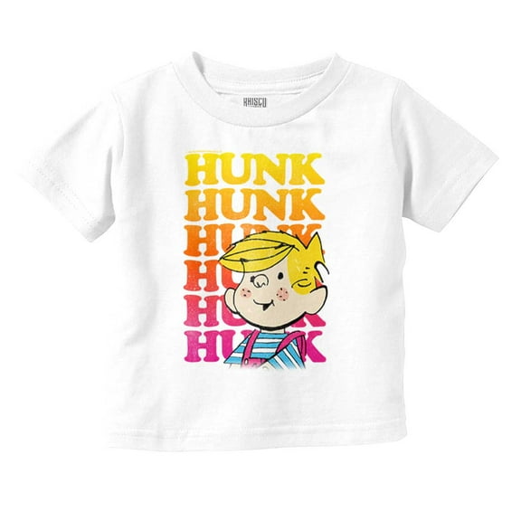 Retro Dennis The Menace Hunk Gradient Youth T Shirt Tee Boys Infant Toddler Brisco Brands 24M