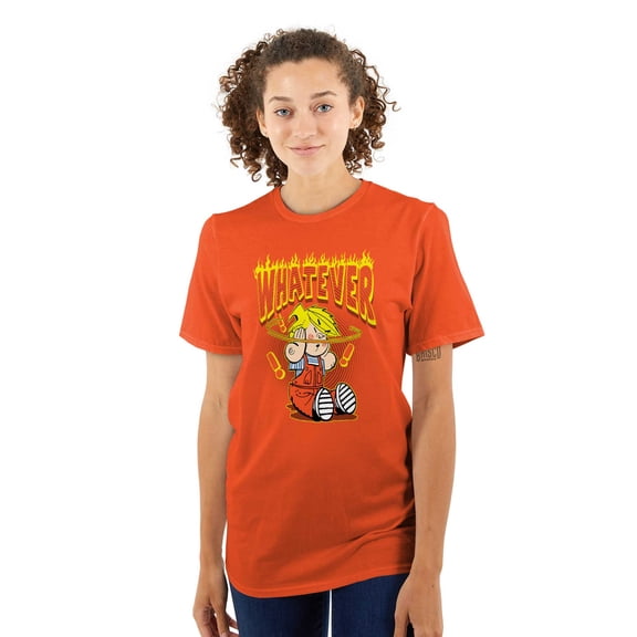 Retro Dennis The Menace Whatever Men's Graphic T Shirt Tees Brisco Brands X