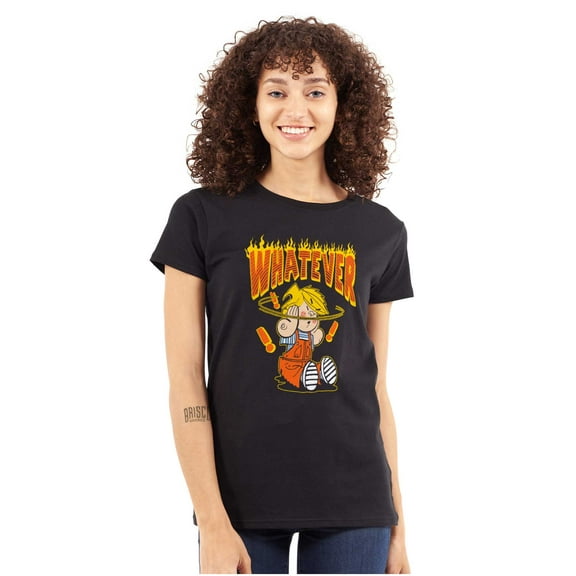 Retro Dennis The Menace Whatever Women's T Shirt Ladies Tee Brisco Brands S
