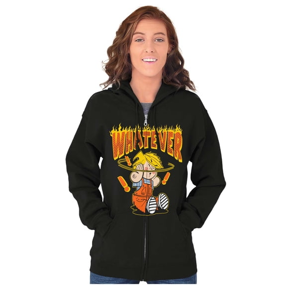 Retro Dennis The Menace Whatever Zip Up Hoodie Men's Women's Brisco Brands S