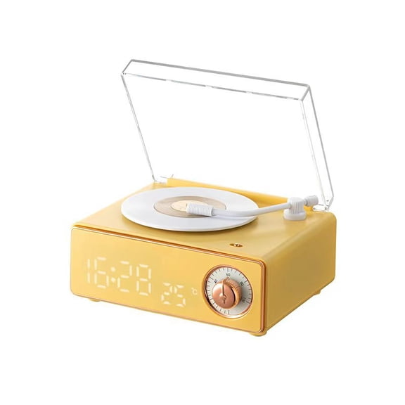 Retro Desktop Bluetooth Speaker, Home Theater Sound Device with FM Radio, CD Playback and USB Function
