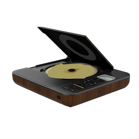 Retro Desktop CD Player - HiFi Stereo Audio with Bluetooth USB/TF MP3 Loudspeaker Box for Home
