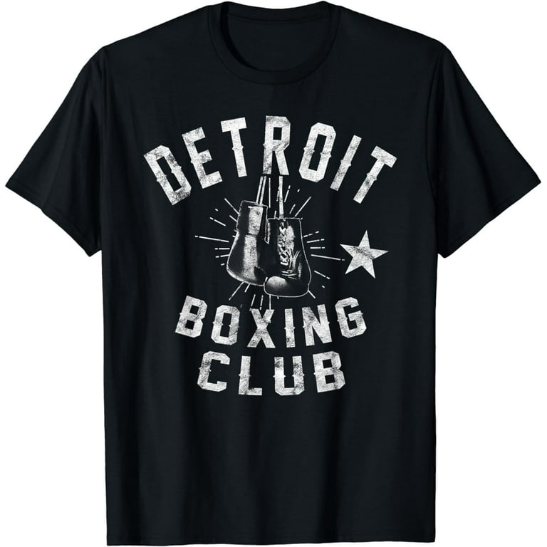 Retro Detroit Boxing Club - Vintage Distressed Boxer T-Shirt Retro Detroit Boxing Club - Vintage Distressed Boxer T-Shirt