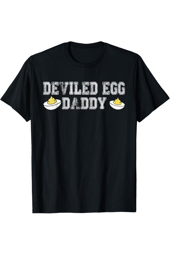 Retro Deviled Egg Daddy Thanksgiving T-Shirt All Size S-5XL