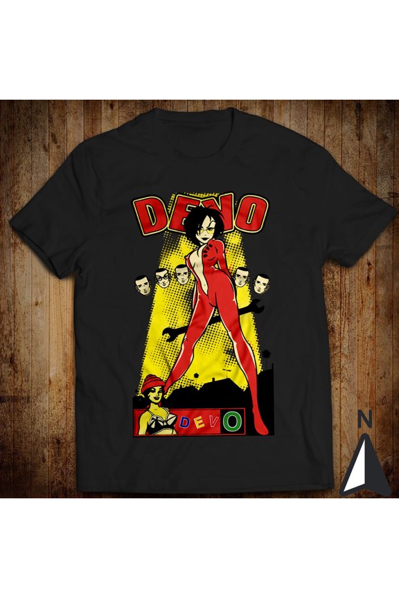 Retro Devo T-Shirt Classic Short Sleeve Unisex HOT