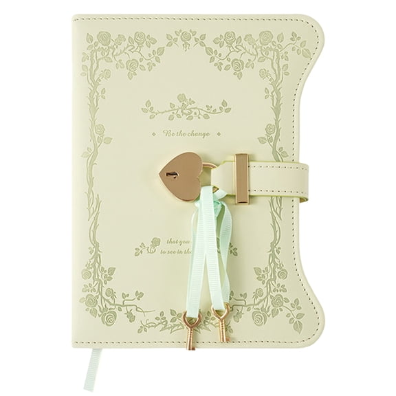 Retro Diary Notebook With Lock and Key For Students Offices Worker Writing Journaling PU Leather Journal 360 Pages Lined