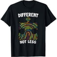 thumbnail image 1 of Retro Different Not Less DNA Puzzle Autism Awareness Family T-Shirt, 1 of 4