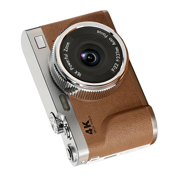 Retro Digital Camera 68MP Rotate Screen Front Camera For Old Fashion Campus Travel Daily Photography Autofocusing Design