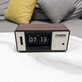 thumbnail image 1 of Retro Digital Flip Down Clock,Retro Vintage Design Auto Flip Clock Desk Clock,LED Light,Battery Operated Digital Display,Home and Office Decorations(Battery not Included), 1 of 5