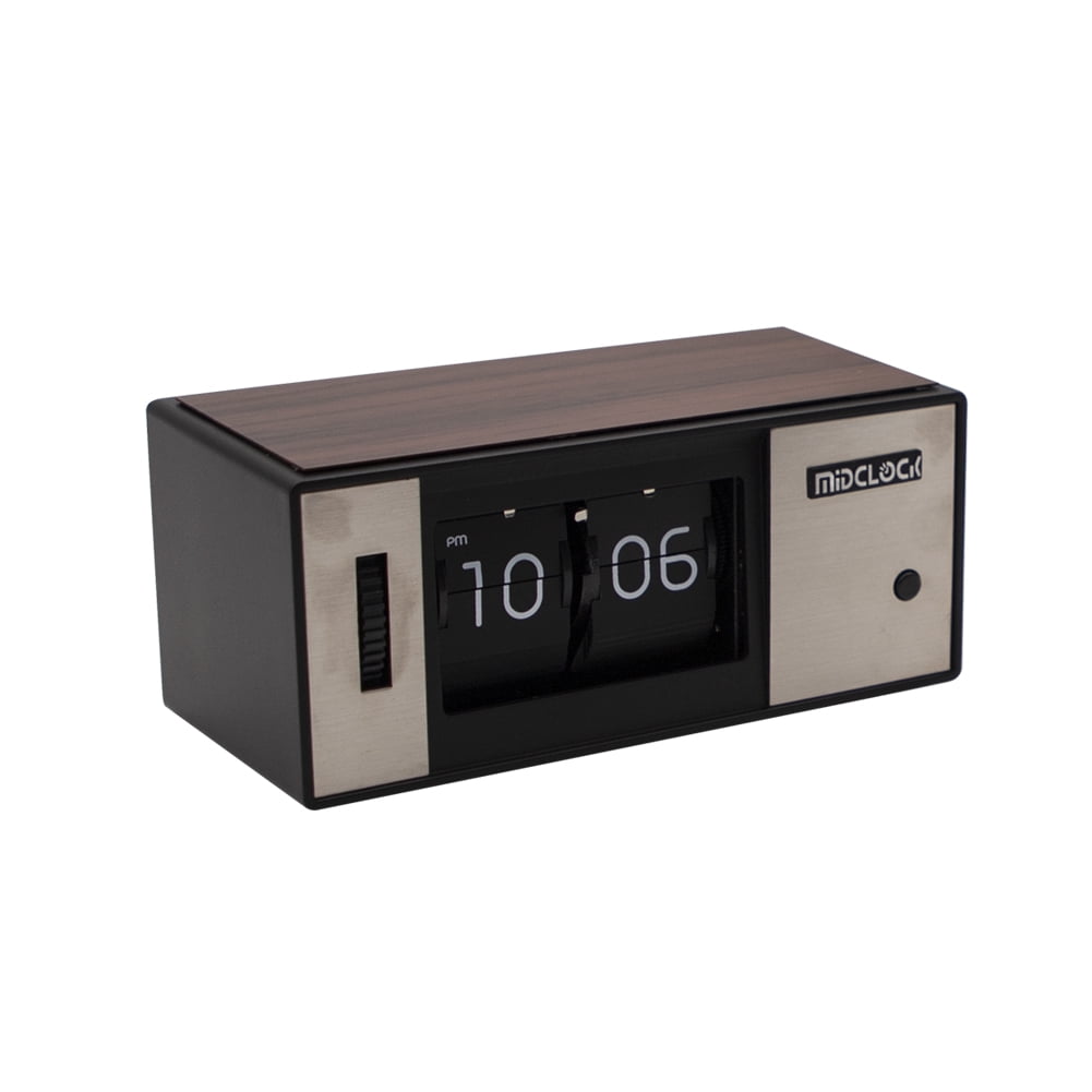 Retro Digital Flip Down Clock,Retro Vintage Design Auto Flip Clock Desk