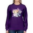 thumbnail image 1 of Retro Dippin’ Dots Delight - Colorful Ice Cream Treat Graphic Women's Sweatshirt, 1 of 4