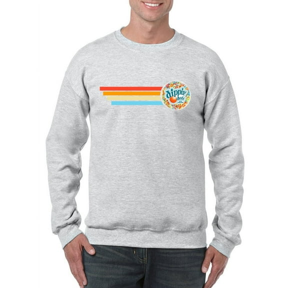Retro Dippin' Dots Ice Cream Stripes - Cool Summer Graphic Men's Sweatshirt