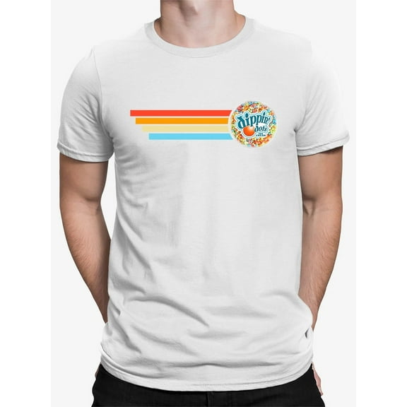 Retro Dippin' Dots Ice Cream Stripes - Cool Summer Graphic Men's T-shirt