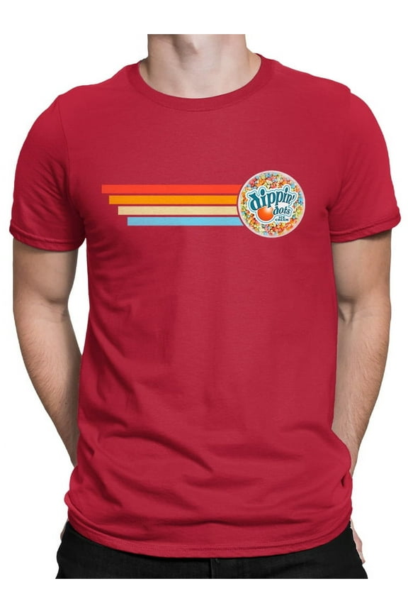 Retro Dippin' Dots Ice Cream Stripes - Cool Summer Graphic Men's T-shirt