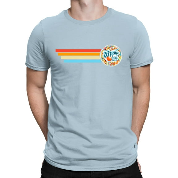 Retro Dippin' Dots Ice Cream Stripes - Cool Summer Graphic Men's T-shirt