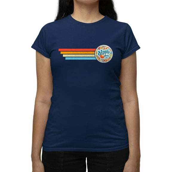 Retro Dippin' Dots Ice Cream Stripes - Cool Summer Graphic Women's T-shirt