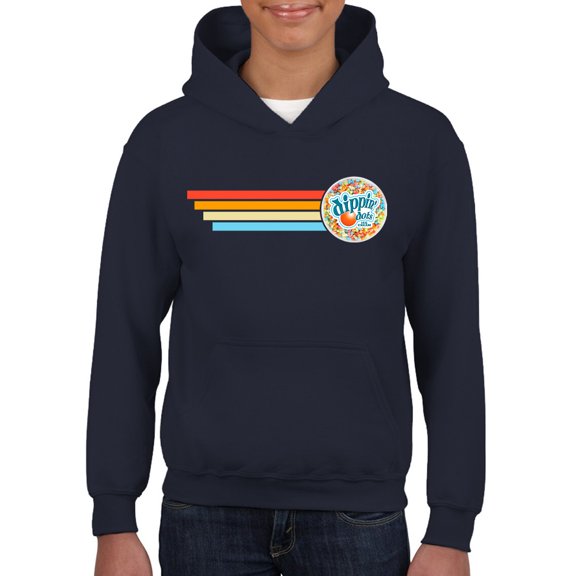 Retro Dippin' Dots Ice Cream Stripes - Cool Summer Graphic Youth's Hoodie