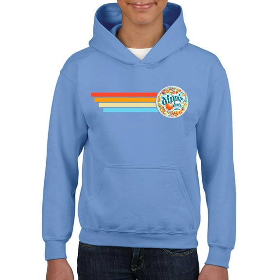 Retro Dippin' Dots Ice Cream Stripes - Cool Summer Graphic Youth's Hoodie