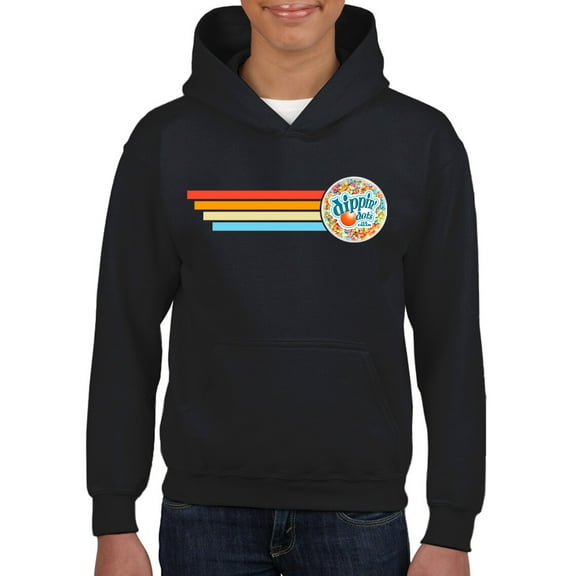 Retro Dippin' Dots Ice Cream Stripes - Cool Summer Graphic Youth's Hoodie