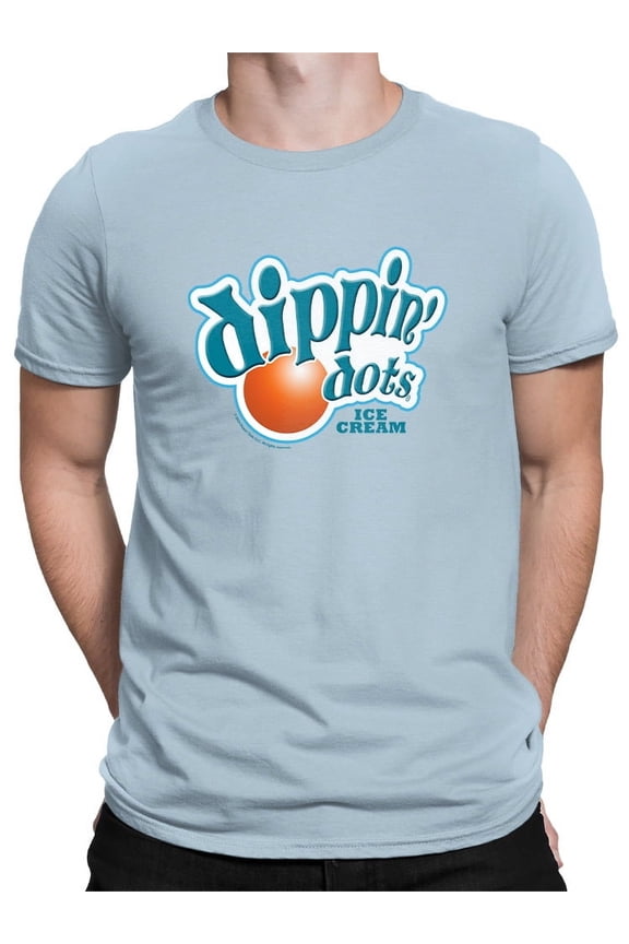 Retro Dippin' Dots Logo Graphic Men's T-shirt Tee - Ice Cream Lovers Graphic Men's T-shirt