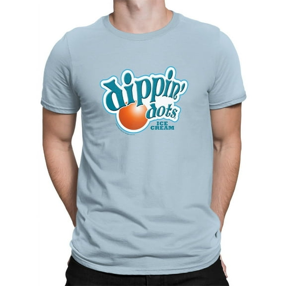 Retro Dippin' Dots Logo Graphic Men's T-shirt Tee - Ice Cream Lovers Graphic Men's T-shirt