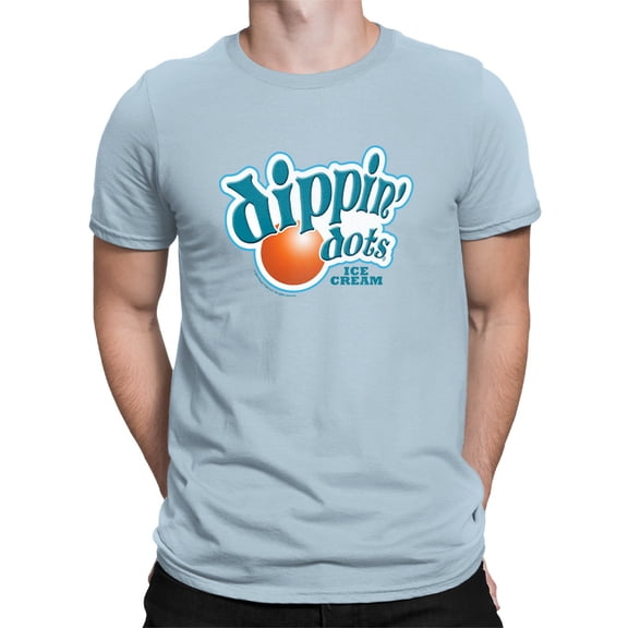 Retro Dippin' Dots Logo Graphic Men's T-shirt Tee - Ice Cream Lovers Graphic Men's T-shirt