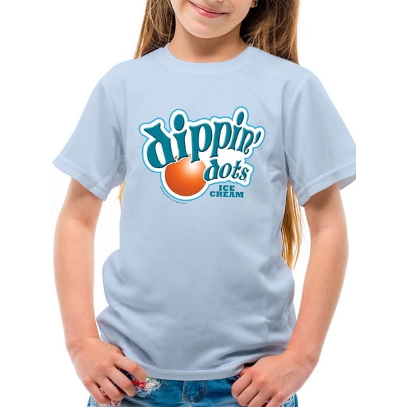Retro Dippin' Dots Logo Graphic Youth's T-shirt Tee - Ice Cream Lovers Graphic Youth's T-shirt