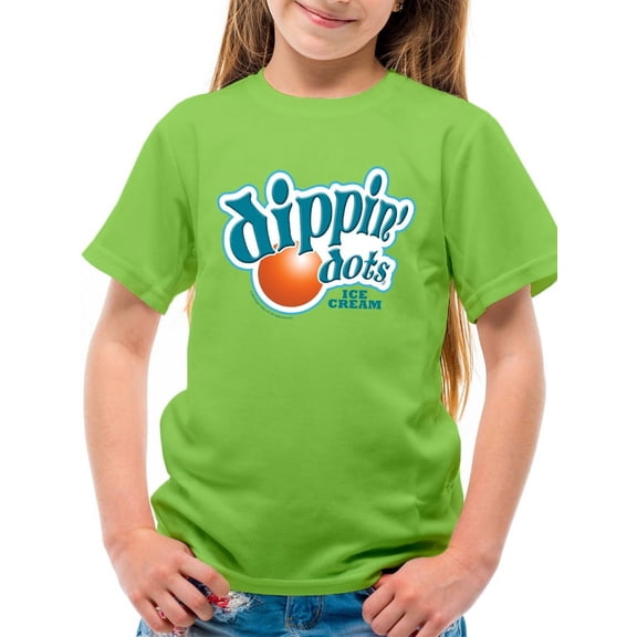 Retro Dippin' Dots Logo Graphic Youth's T-shirt Tee - Ice Cream Lovers Graphic Youth's T-shirt