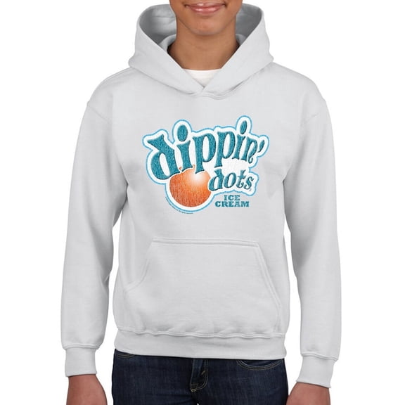 Retro Dippin' Dots Logo - Ice Cream Lovers Graphic Youth's Hoodie