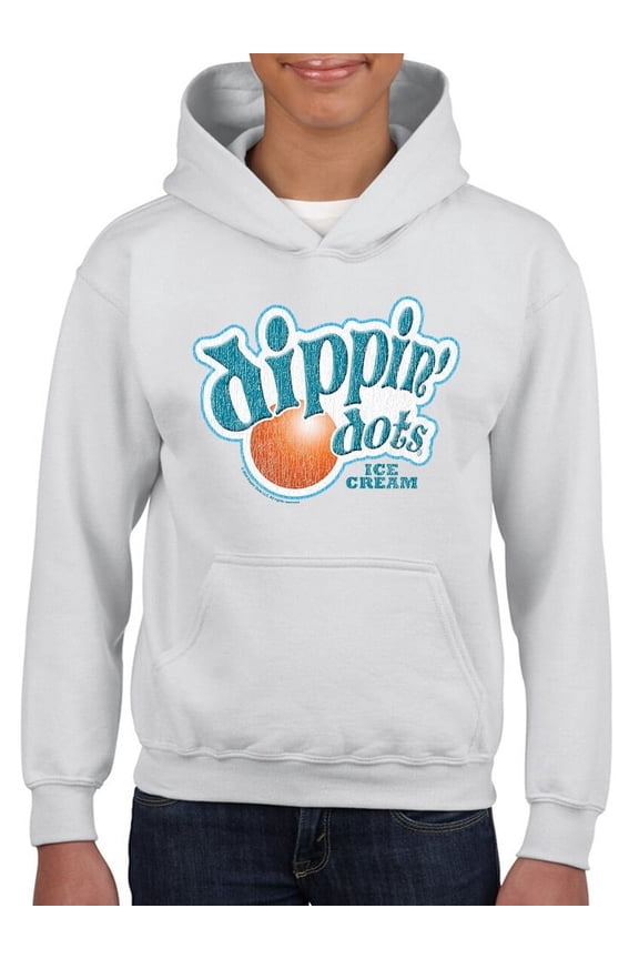 Retro Dippin' Dots Logo - Ice Cream Lovers Graphic Youth's Hoodie