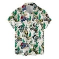 thumbnail image 1 of Retro Dirt Bike Hawaiian Shirt For Men Vintage Western Motocross Mens Hawaiian Shirts Short Sleeve Button Down Shirt Men, 1 of 7