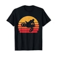 thumbnail image 1 of Retro Dirt Bike Rider - Vintage MX Motocross Supercross T-Shirt Black Tee, 1 of 5