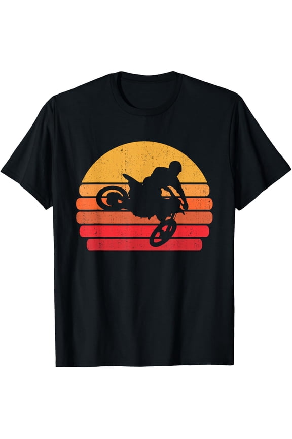 Retro Dirt Bike Rider - Vintage MX Motocross Supercross T-Shirt