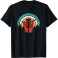 thumbnail image 1 of Retro Disc Golf Basket Tree Frisbee T-Shirt, 1 of 4