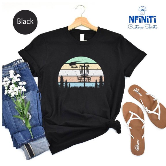 Retro Disc Golf Shirt, Women's Tee SWEATSHIRT All Size S-5XL