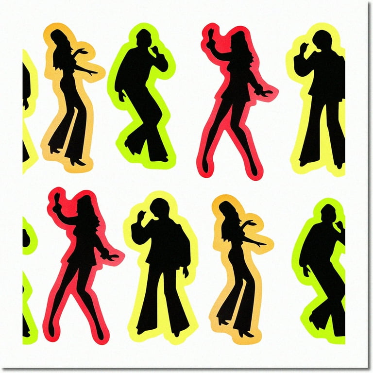 80s Party Cut Outs 12pc Goods 80s Party Cut Outs 12pc Goods