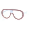 thumbnail image 1 of Retro Disco Funky Plastic Flat Top Racer Clear Lens Glasses Pink, 1 of 4