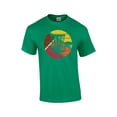 thumbnail image 1 of Retro Disk Golf Mens Short Sleeve T-shirt Graphic Tee-Kelly Green-medium, 1 of 4