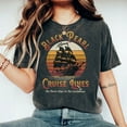 thumbnail image 1 of Retro Disney Black Pearl Cruise Lines Comfort Colors T-Shirt, Pirates Of The Caribbean T-Shirt T-shirt, Walt Disney World, Disneyland Vacation Tee, 1 of 2