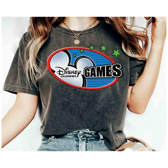 Retro Disney Channel Games Logo Classic Squad Matching Shirt, Disney Mickey Gaming Tee, Channel Games Team Shirt