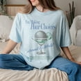 thumbnail image 1 of Retro Disney Epcot I'm Making Pour Choices Around The World Comfort Colors T-Shirt, Disney Epcot, Epcot World Tour, Disney Family Matching Shirt,Chambray color,size L, 1 of 5