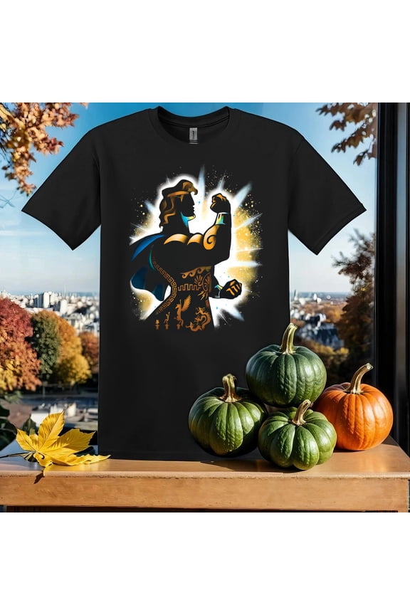 Retro Disney Hercules Portrait Greek Mythology Strength Training T-shirt