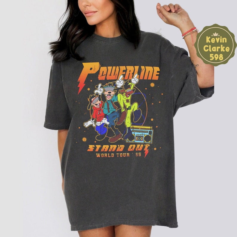 Retro Disney Powerline Stand Out Tour 94 Shirt, Powerline
