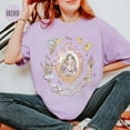 thumbnail image 1 of Retro Disney Tangled Rapunzel Comfort Color T-Shirt, Disney Princess Rapunzel Shirt, Lost Princess, Magic Kingdom, Disney Trip Tee,Orchid color,size 2XL, 1 of 5