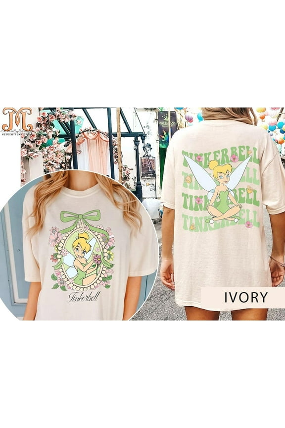 Retro Disney Tinkerbell Shirt, Disney Princess Shirt, Disney Girl Trip Shirt, Disney Group Shirt, Disney Trip 2025 Shirt