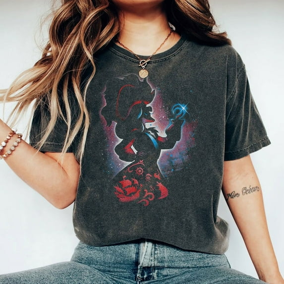 Retro Disney Villains Captain Hook Portrait Shirt, Disney Peter Pan Comfort Colors T-shirt, The Magic Kingdom, Walt Disney World, Disneyland Vacation Tee,Mustard color,size 2XL