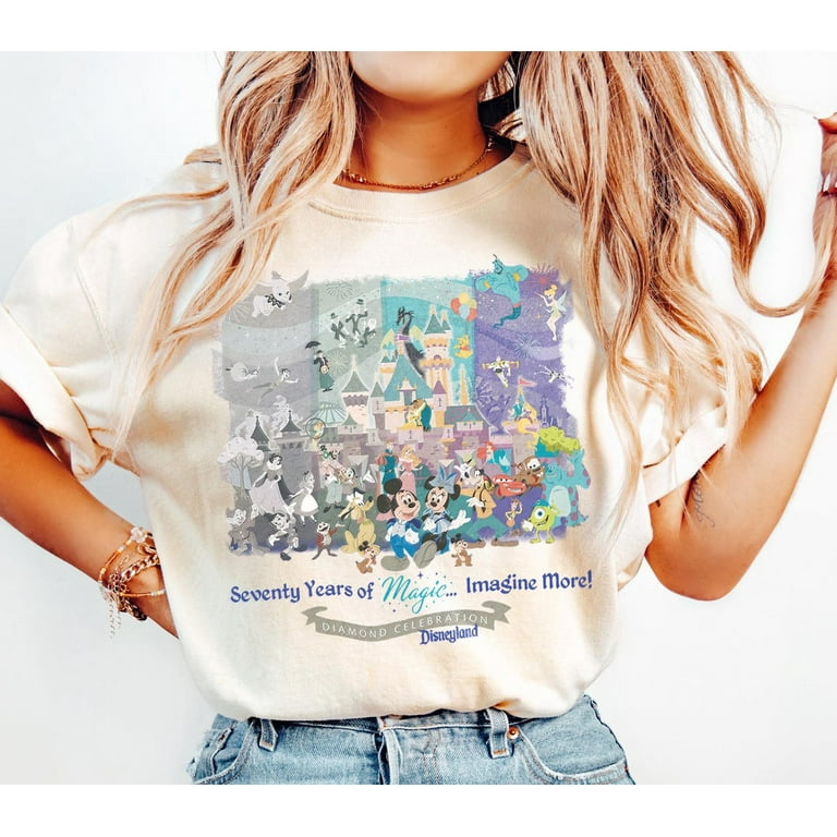 Retro Disneyland 70th Anniversary 1955-2025 Comfort Colors T